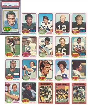 1976 Topps Football Complete Set (528) – Including Walter Payton Rookie Card PSA NM 7 Example